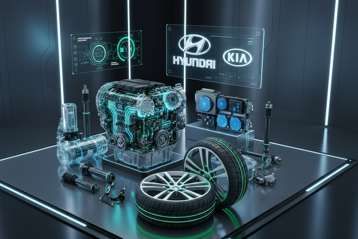 Hyundai və Kia Ehtiyat Hissələrində Yeniliklər