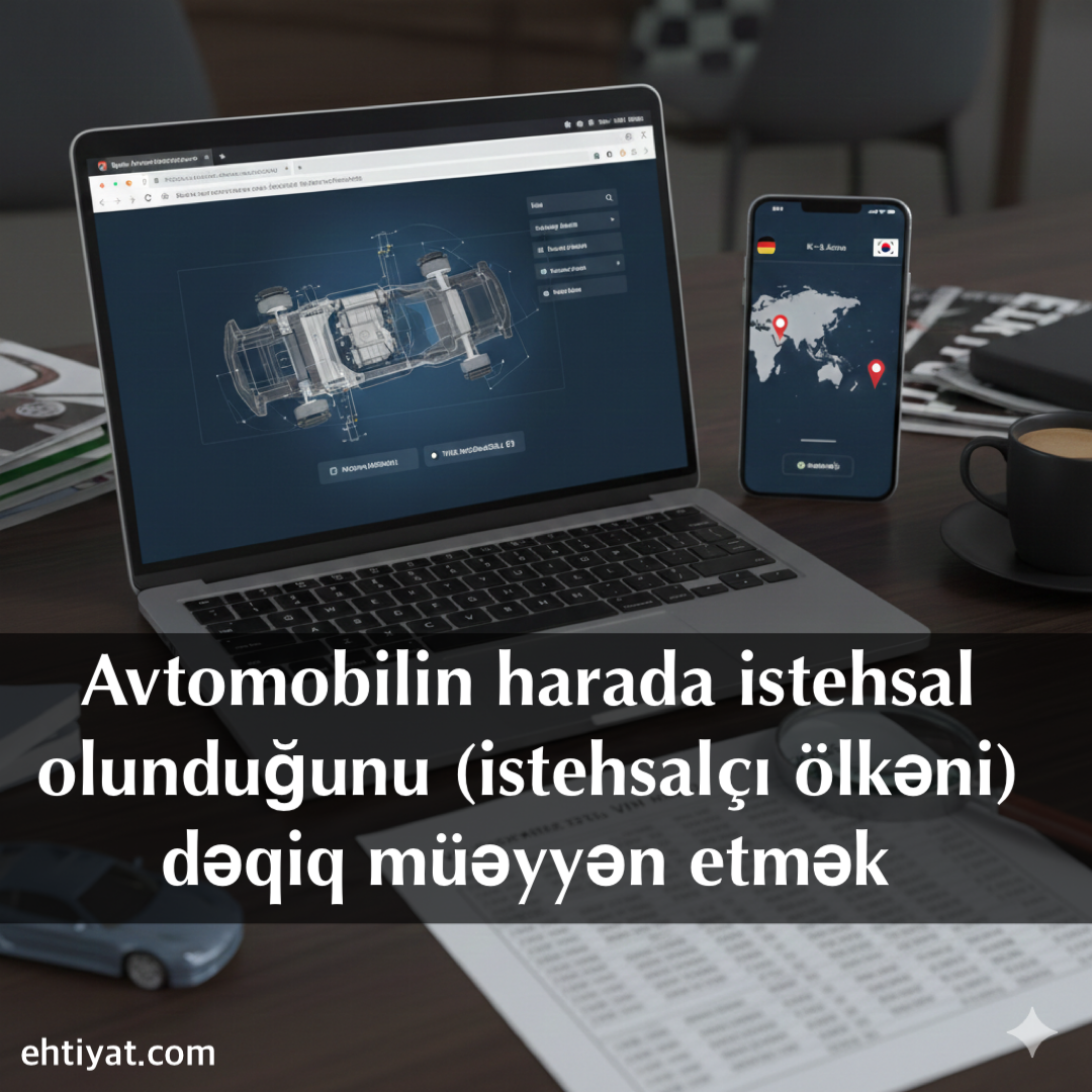 Avtomobilin harada istehsal olunduğunu (istehsalçı ölkəni) dəqiq müəyyən